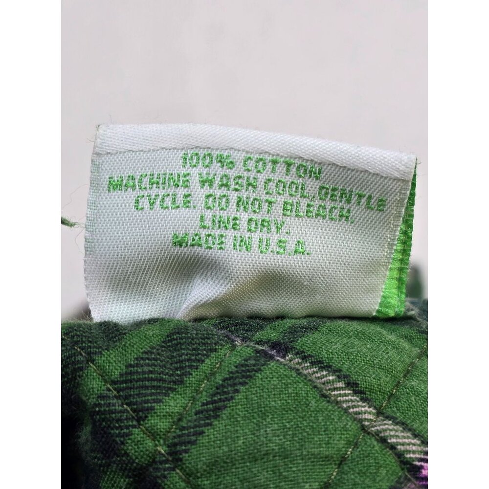 Vera Bradley Quilted Cotton Chelsea Green Paisley Duffel Bag Retired Color - Picture 4 of 7